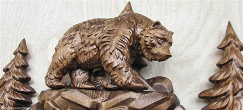 3d model for CNC wood carving. Walking Bears