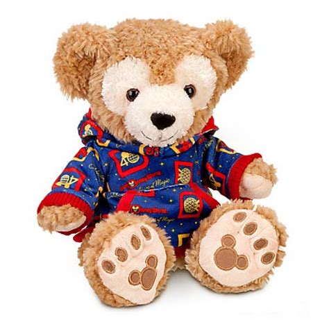 Disney Duffy Bear Plush - Disney World 40th Anniversary - 12" H