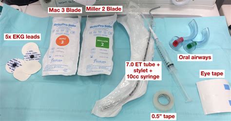 Intubation Materials