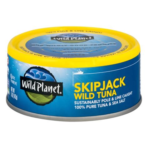 Wild Planet Skipjack Light Tuna Low Mercury (12X5 Oz)