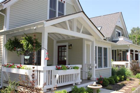 planters, porch roof structure, house colors, | Craftsman style homes ...