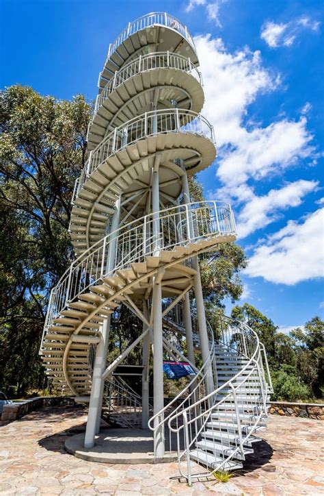 The DNA Helical Tower in Kings Park, Perth, Australia Editorial Stock ...