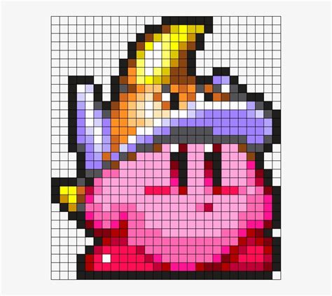 Cutter Kirby - Snes Kirby Pixel Art - 568x652 PNG Download - PNGkit