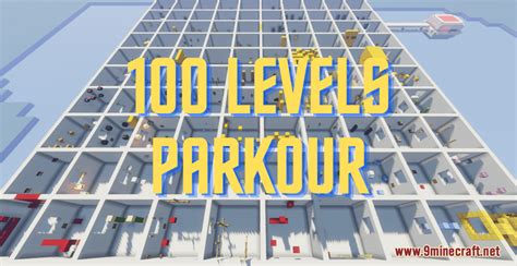 Parkour 100 Levels Map 1.17.1 for Minecraft - Mc-Mod.Net