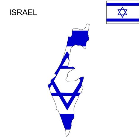 Israel Flag Map and Meaning | Mappr