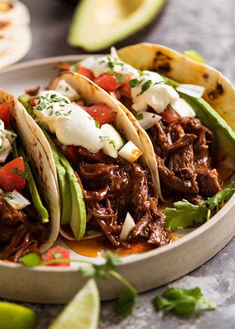 Mexican Shredded Beef (and Tacos) | RecipeTin Eats