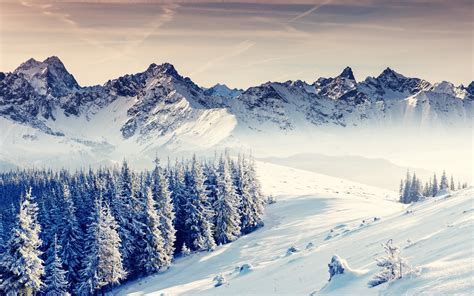 nature, Winter, Mountains, Landscape, Snow Wallpapers HD / Desktop and ...