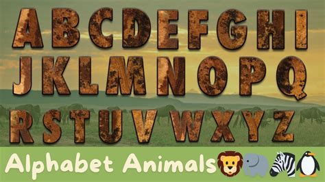 Learn Animals | ABC Animals | Alphabet ZOO 🦁🐘 | ABC Learning with ...