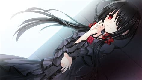 Date A Live, anime, simple background, anime girls, Tokisaki Kurumi HD ...