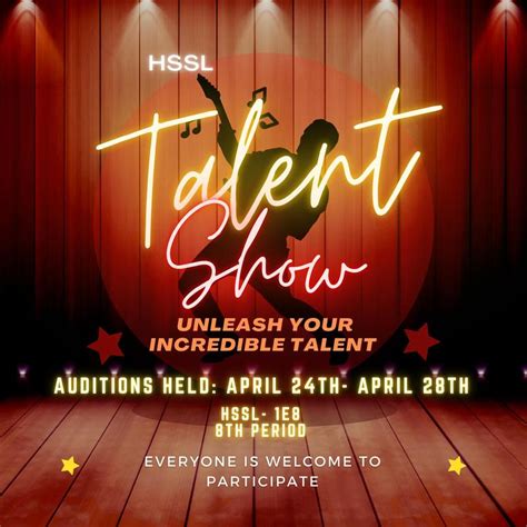 Talent Show Auditions | High School for Service & Learning