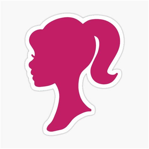 "barbie silhouette modern" Sticker for Sale by kktown | Redbubble