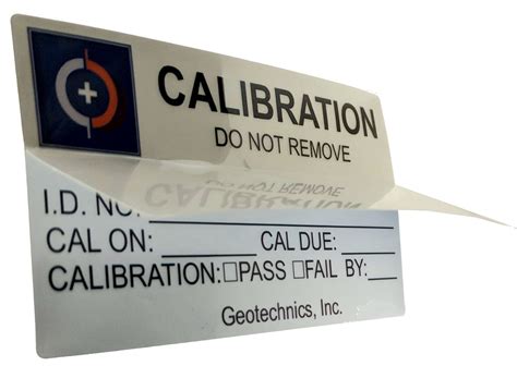 Laser Printable Calibration Labels - Free Printable Templates