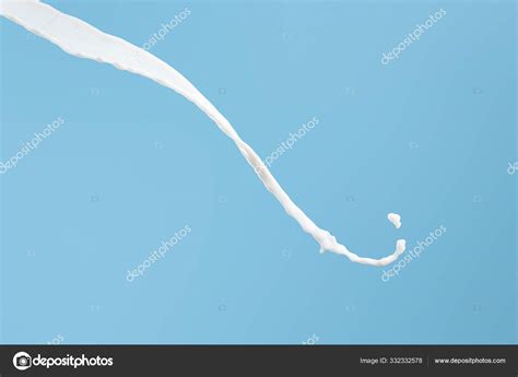 Fresh White Milk Splash Isolated Blue — Stock Photo © AntonMatyukha ...