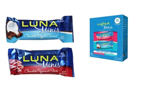 Luna Mini Bars Variety Pack (54-Pack) | Groupon