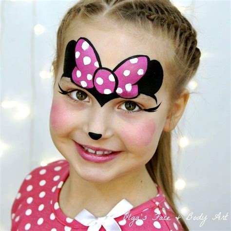 Minnie Mouse Face Paint For Women