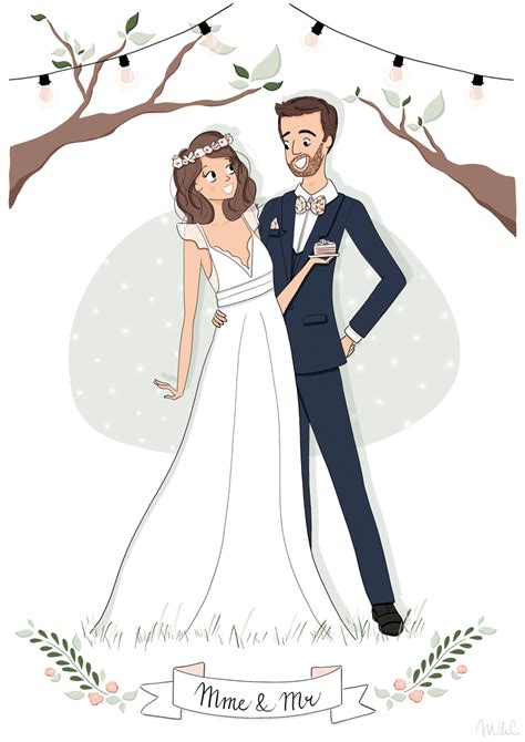 Une illustration pour vos réseaux bride to be!! | Mariage illustration ...