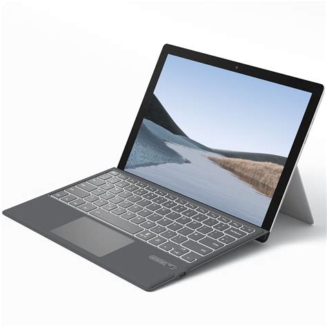 Buy Earto Surface Pro 7 Keyboard, Surface Pro Type Cover with 7 Colors ...