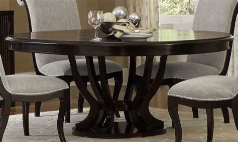 Savion Espresso Round Pedestal Extendable Dining Table by Homelegance ...