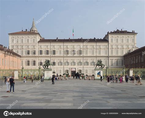 Turin Italy October 2023 Palazzo Reale Translation Royal Palace – Stock ...