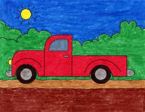 How to Draw a Pickup Truck | Art Projects for Kids