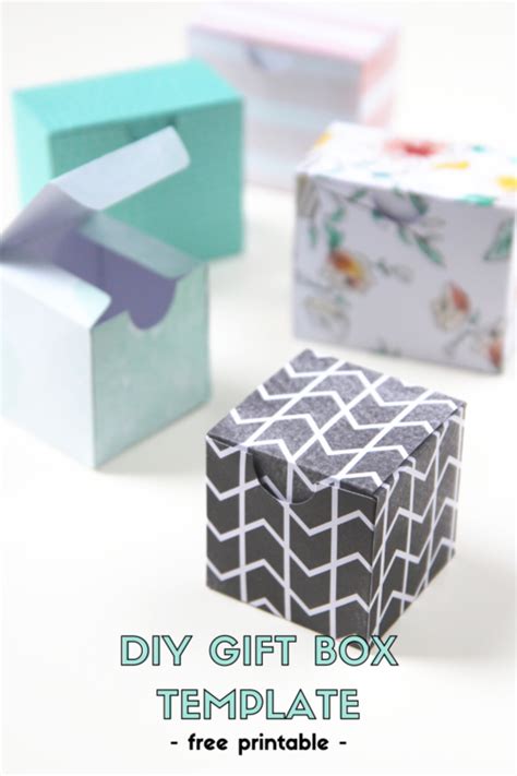 Template For Origami Gift Box - Origami