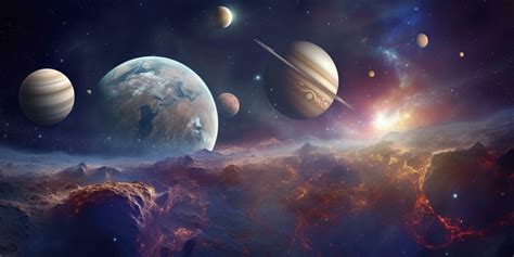 Outer Space Planets Wallpaper