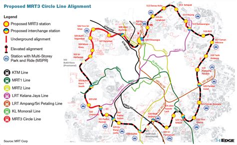 MRT3’s construction cost to be around RM31b, and be operational by 2030 ...