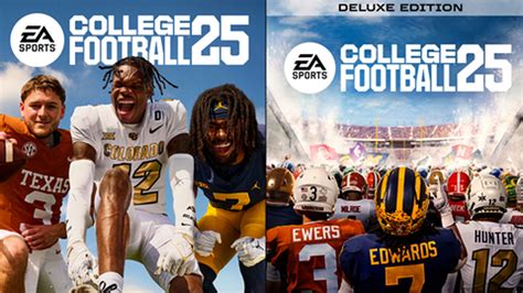 EA Sports’ ‘College Football 25’ cover stars Hunter, Ewers and Edwards ...