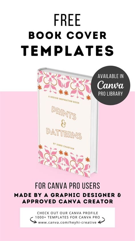 Canva Book Cover Template | Canva Pro | Crafting | HeyHi Creative ...