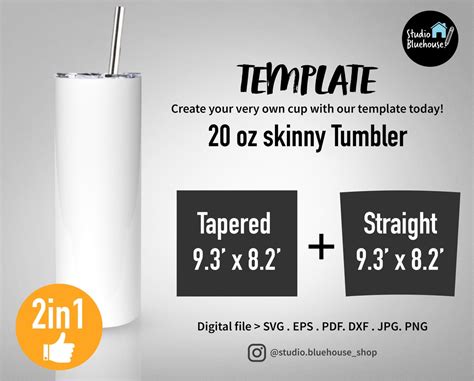 20 Oz Tumbler Template For Cricut - Printable Word Searches