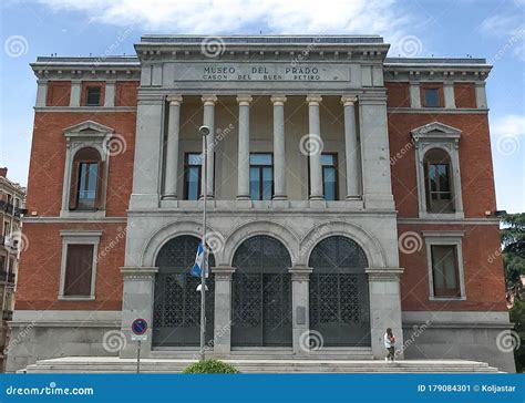 Beautiful Facade of the Prado Museum Stock Image - Image of espana ...