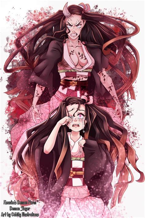 Nezuko's Demon Form by OddityIllustrations on DeviantArt Animes Yandere ...