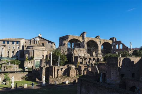 Roman Ruins of the Palatino in Rome, Italy Editorial Photography ...