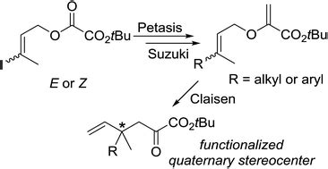 Modular synthesis of allyl vinyl ethers for the enantioselective ...