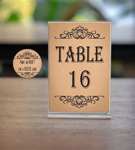 Wedding Table Numbers Rustic Wedding Decor Rustic Table Number - Etsy