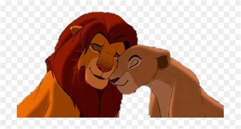 #simba #nala #tlk #png #thelionking #reileão - Simba And Nala Hugging ...