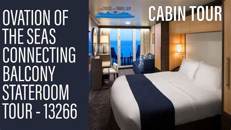 OVATION OF THE SEAS: Balcony Stateroom Tour | Cabin #13266 | Quantum ...