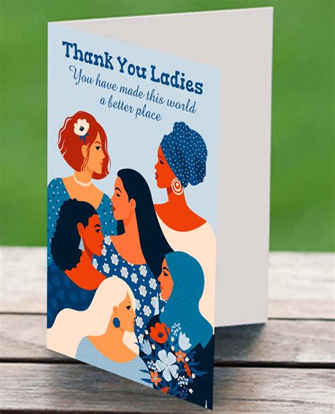 Thank You Ladies Greeting Card - Kaghaz | Pakistan