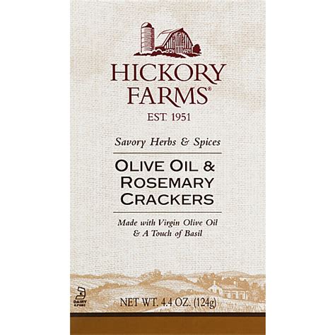 Hickory Farms Crackers, Olive Oil & Rosemary | Shop | Quality Foods