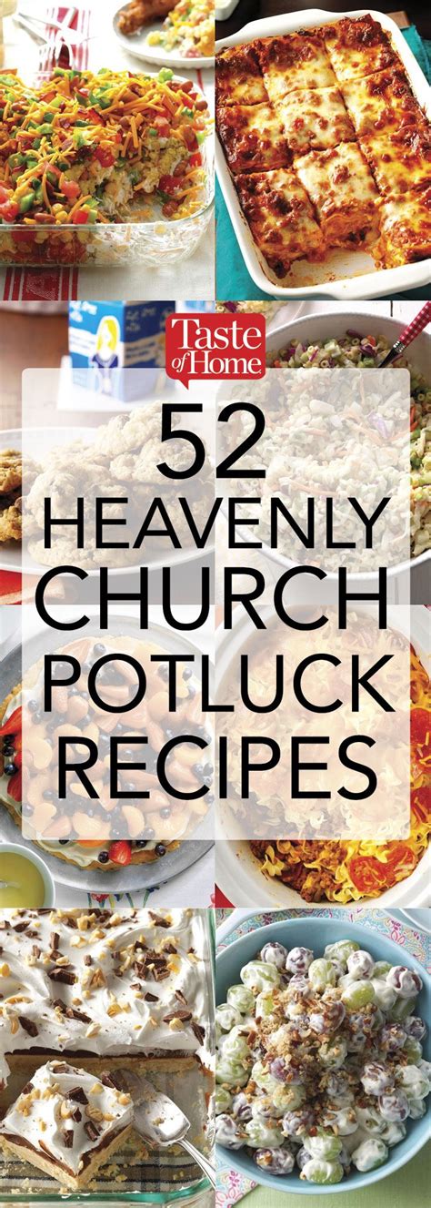 62 Heavenly Church Potluck Recipes | Potluck recipes, Main dish for ...