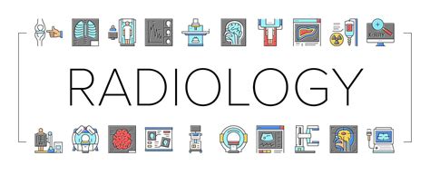 Radiology Equipment Collection Icons Set Vector Illustration 18994745 ...