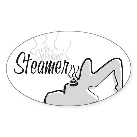 The Cleveland Steamer Sticker (Oval) The Cleveland Steamer- Oval ...