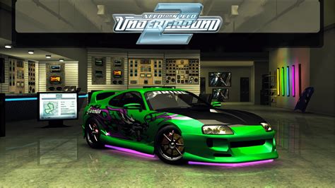 NFS Underground 2 - Toyota Supra Tuning & Customization - YouTube