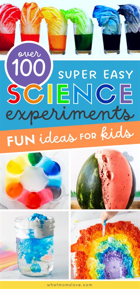 100+ Easy Science Experiments for Kids To Do at Home (Using Materials ...