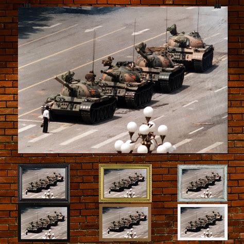 The Tank Man Tiananmen Square Black And White Famous Print, 48% OFF