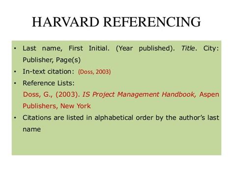 Harvard Referencing Alphabetical Order : Harvard system powerpoint ...