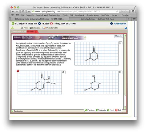 Solved: ?An Optically Active Compound A, C6H10O2, When Dis... | Chegg.com