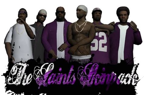 [3 Skin Pack] Ballas - The Saints // The Ballas Gang avec Graffiti ...