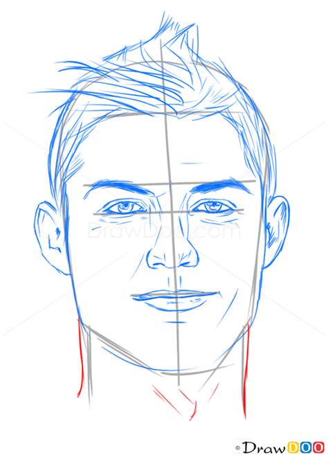 Cristiano Ronaldo Easy Drawing