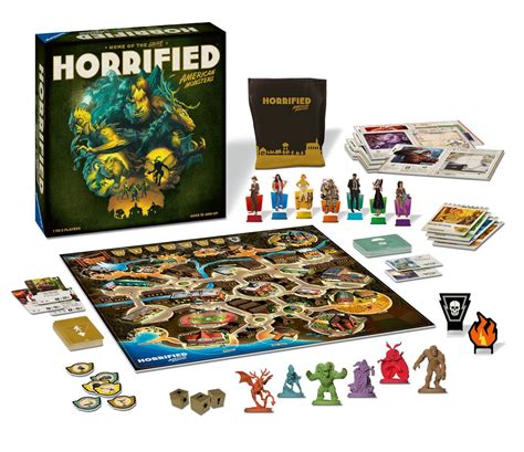 Ravensburger Horrified: American Monsters Strategy Board Game for Ages ...